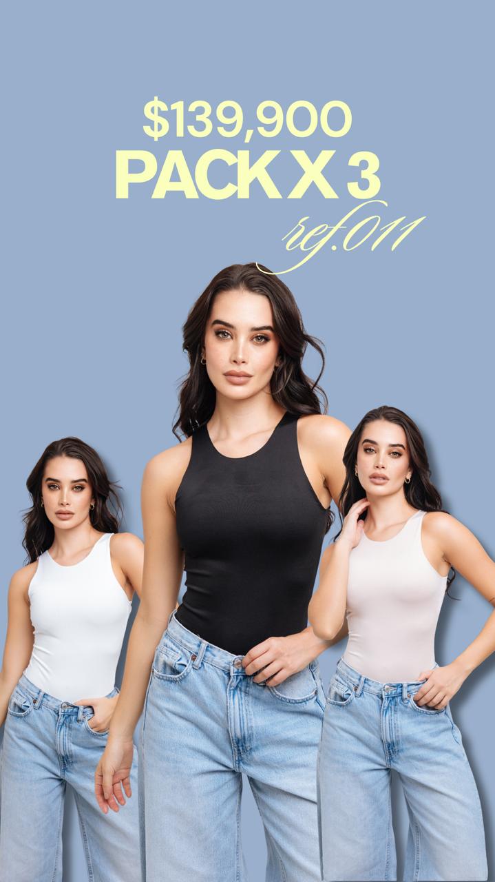 PACK X 3 BODYS REF 011